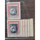 ARGENTINA 1944 GJ 907a ESTAMPILLA NUEVA MINT CON VARIEDAD CATALOGADA DOBLE IMPRESION DEL CENTRO RARA U$ 20